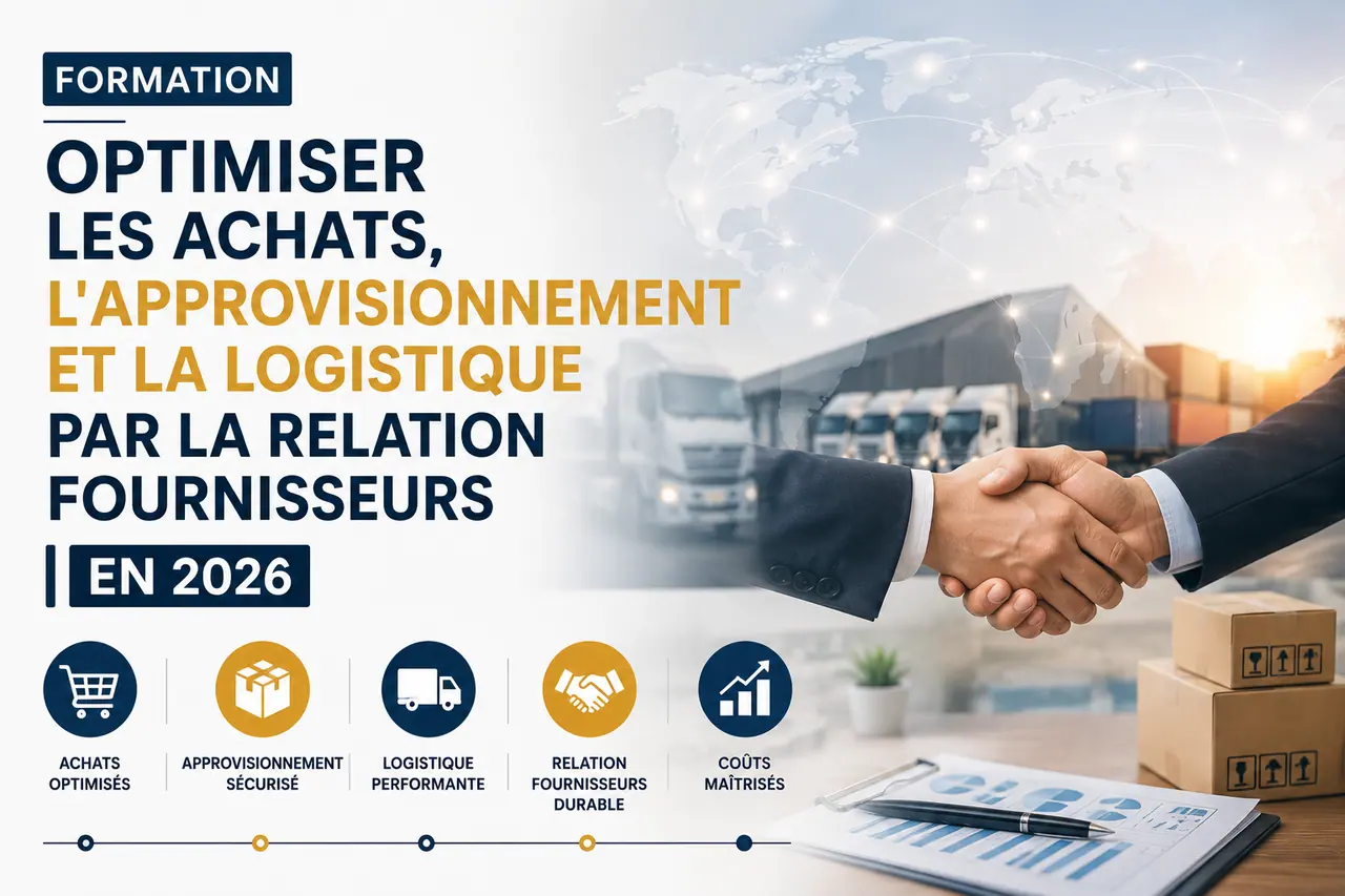 Formation Optimiser les achats, l'approvisionnement et la logistique par la relation fournisseurs — PraXis Développement