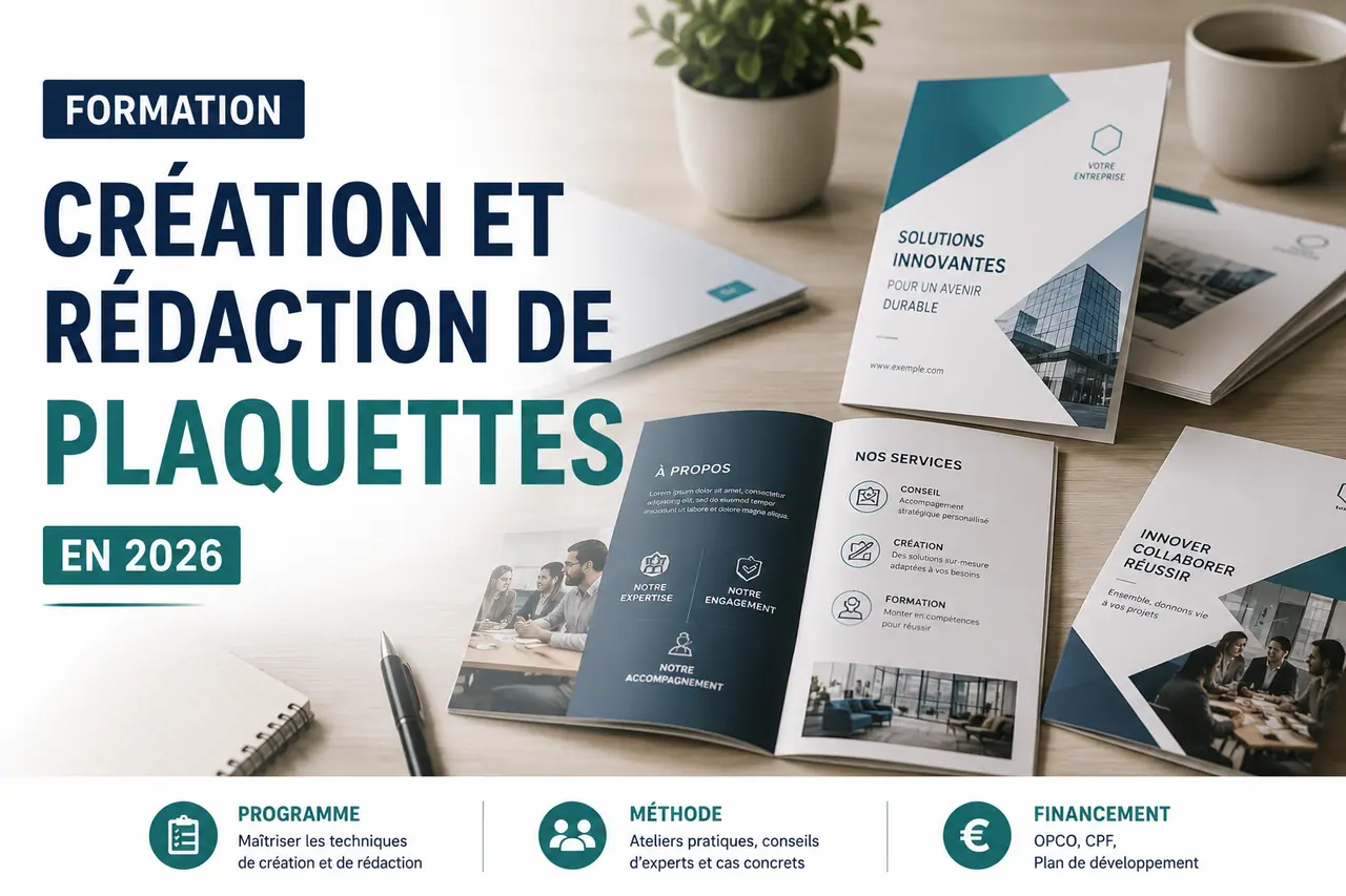 Formation Création et rédaction de plaquettes — PraXis Développement