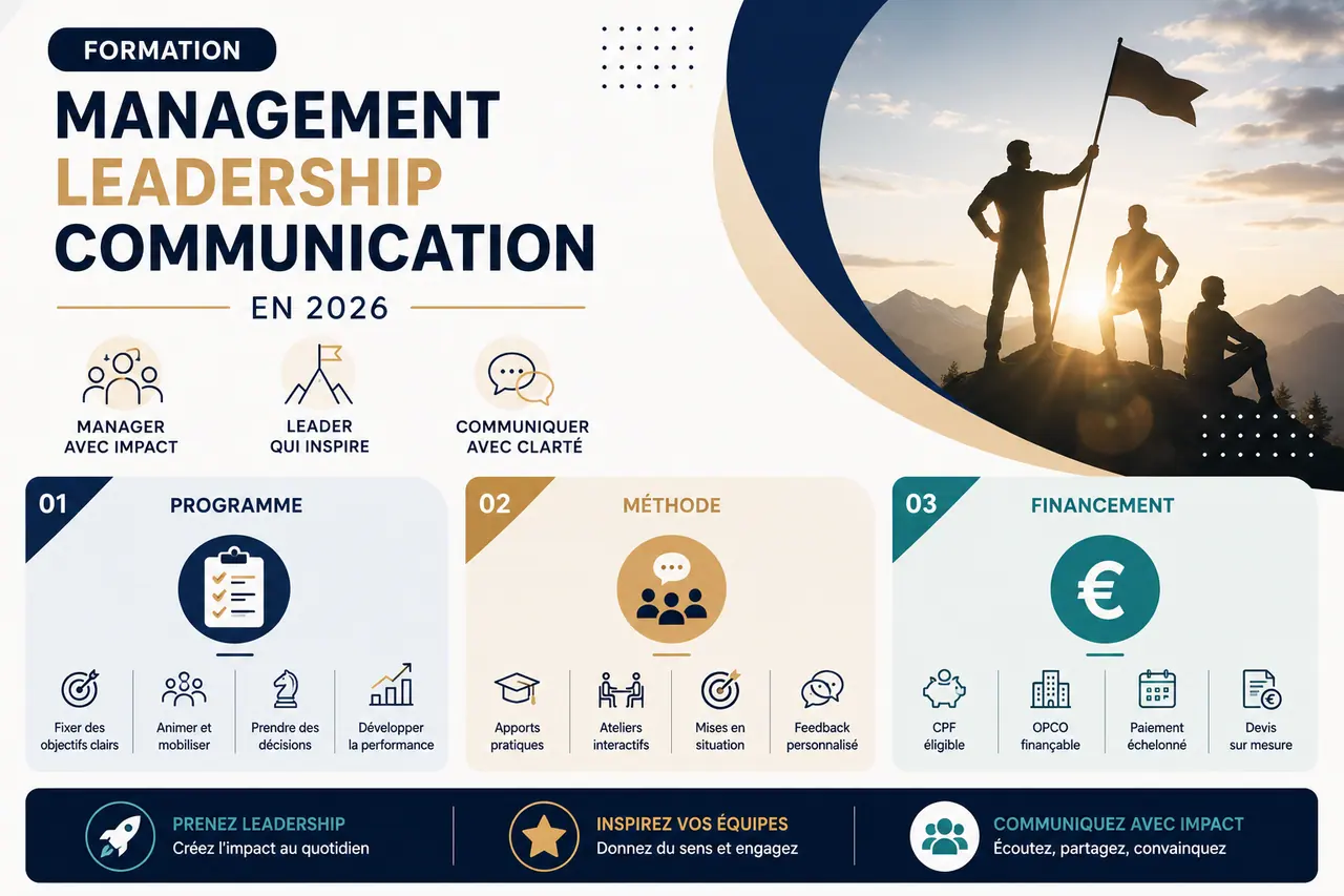 Formation Accompagnement du développement des individus, des équipes et de l’organisation dans une logique de MANAGEMENT de PROXIMITE en 2026 : programme, méthode, financement