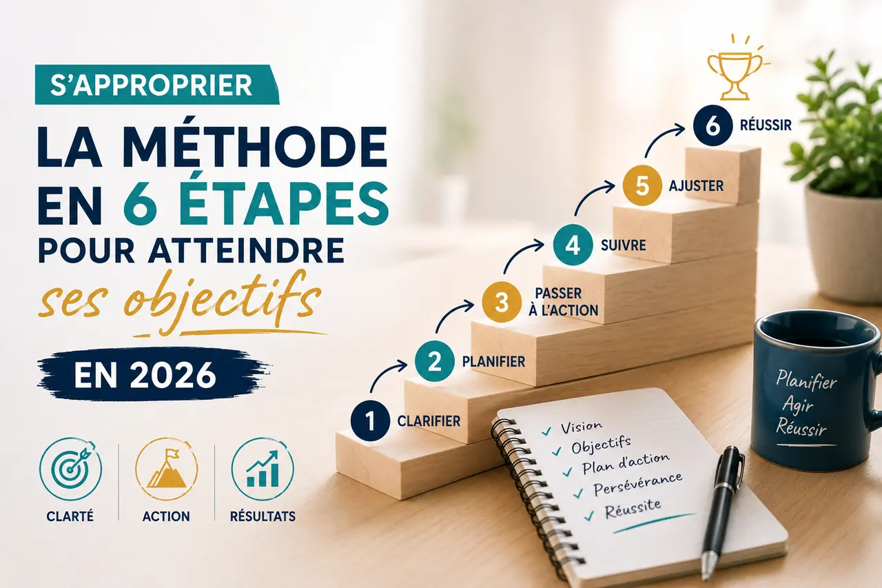 Formation S'approprier la méthode en 6 étapes pour atteindre ses objectifs — PraXis Développement