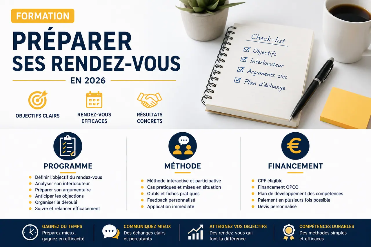 Formation Préparer ses rendez-vous — PraXis Développement