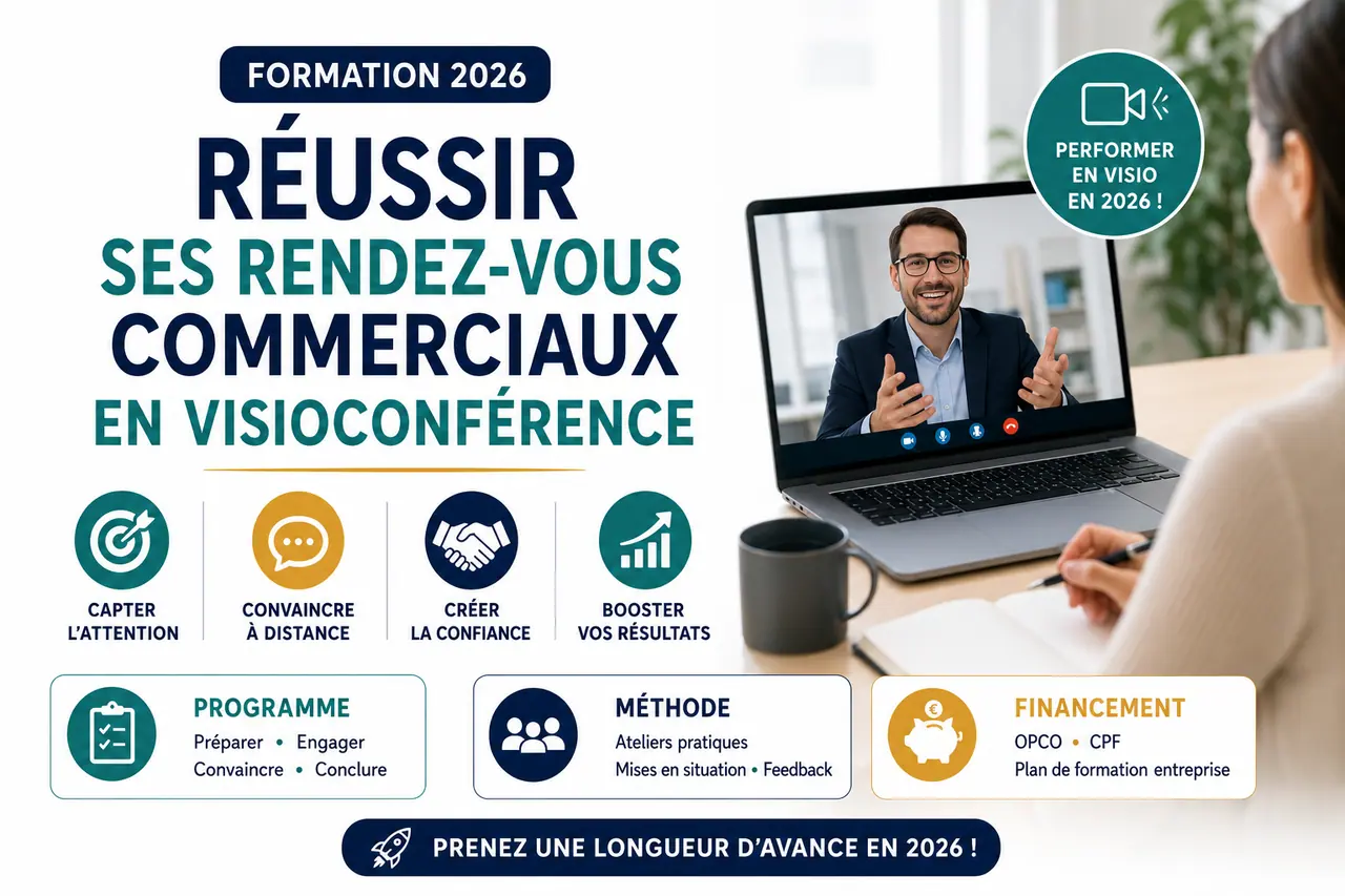 Formation Réussir ses rendez-vous commerciaux en visioconférence — PraXis Développement