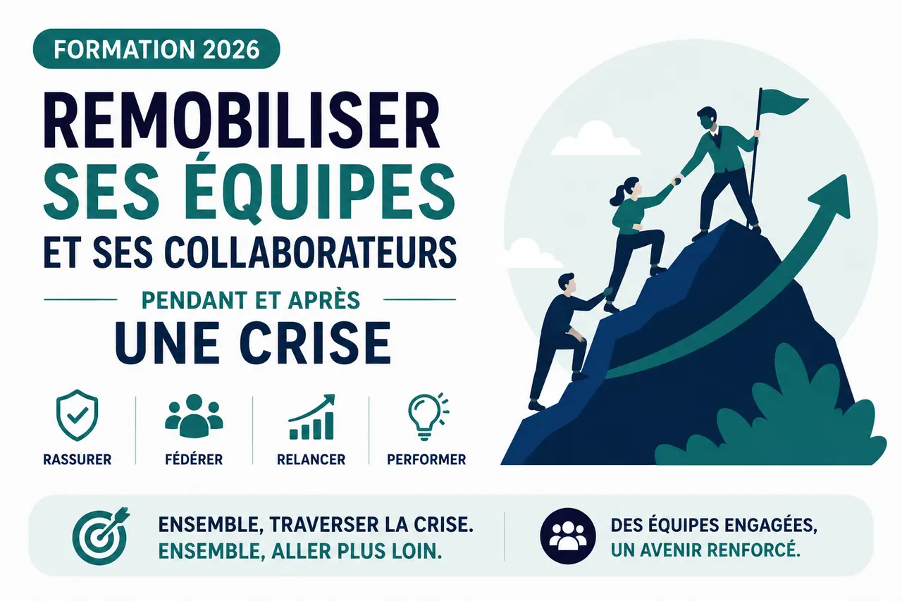 Formation Remobiliser ses équipes et ses collaborateurs pendant et après une crise — PraXis Développement